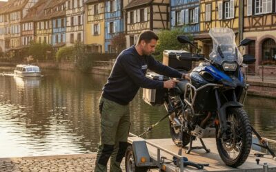 Transport moto longue distance à Colmar : guide pratique pour rouler l’esprit tranquille